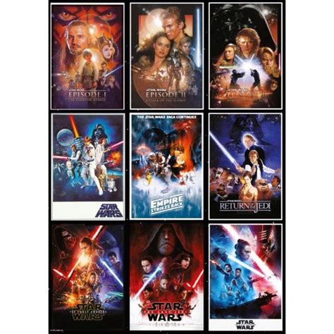 Star Wars Skywalker Saga Poster Wall Art Zing Pop Culture