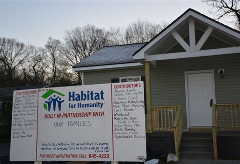 Habitat For Humanity Of Montgomery County Will Dedicate Two New Homes
