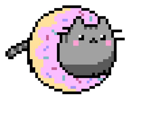 Donut Pusheen Bc Why Not Pixel Art Maker