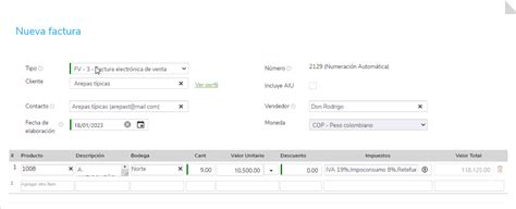 Manejo De Impoconsumo En Factura Electrónica Portal De Clientes Siigo