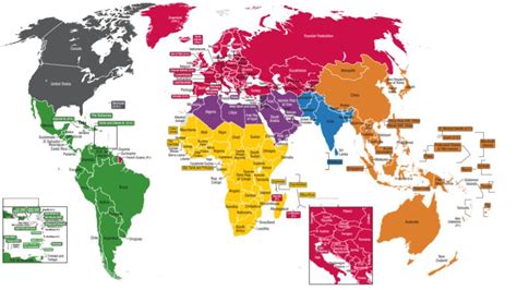 11b World Region Names Diagram Quizlet