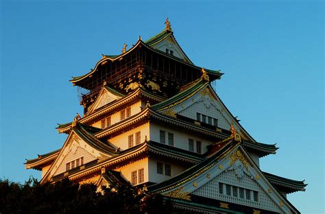 The iconic symbol of osaka in the kansai region of central japan played an important role in the unification of japan during. Osaka Castle Near Twilight Photograph by Baato