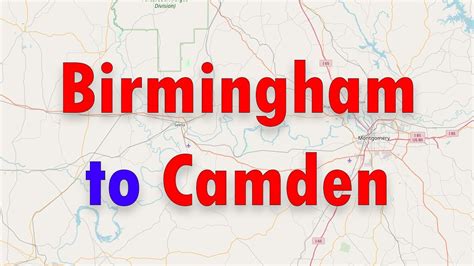 Birmingham To Camden Drive Time Lapse Youtube