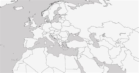 Blank Map Of Europe And Asia Christelsiesolonanne