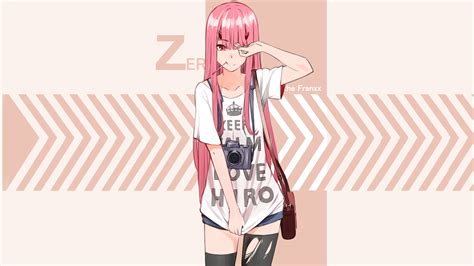 Wallpaper Code 002 Zero Two Darling In The Franxx Darling In The