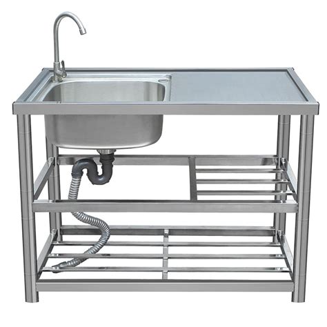 Buy Kitchen Sink Laundry Sinkoutdoor Station With Hose Hook Up Portable For Washing Hands
