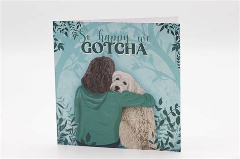 Gotcha Day Card Happy Gotcha Day Dog Adoption Dog Lover Etsy