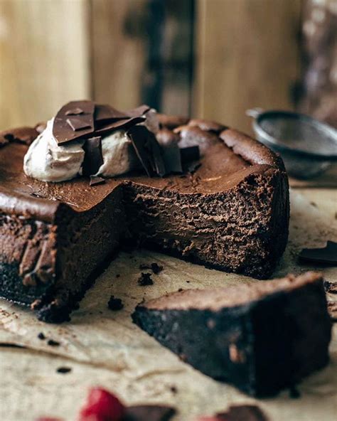 Chocolate Cheesecake With Oreo Cookie Crust Recipe The Feedfeed