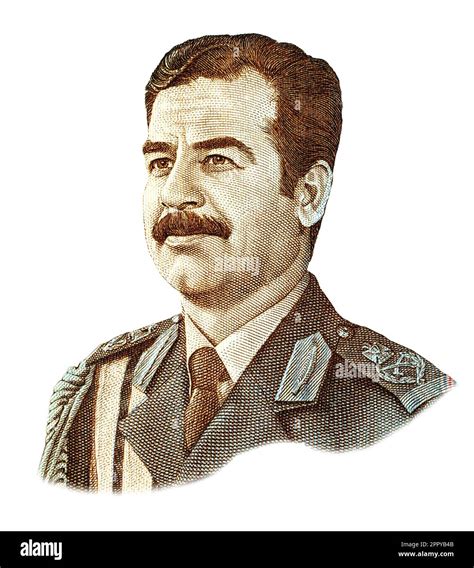 Portrait Of Saddam Hussein Military Cut Out Stock Images And Pictures Alamy