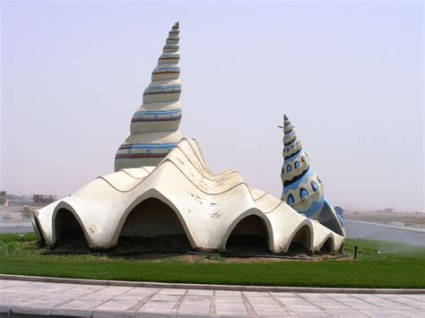 Sea Shell Sculptures Jeddah Daily Photo Concept Architecture