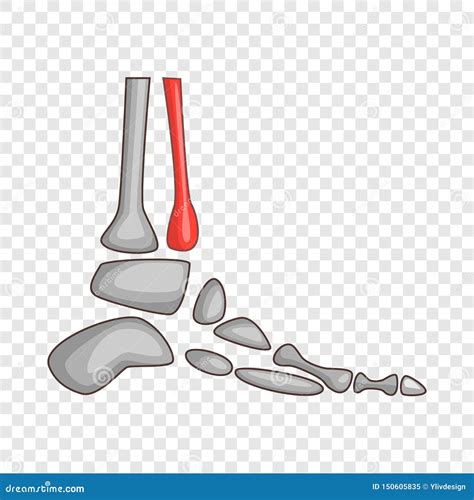 Ankle Pain Icon Cartoon Style Stock Vector Illustration Of Disease