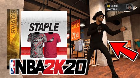 New Nba 2k20 Staple Clothing Brand In Swags Best Drippy Outfits With