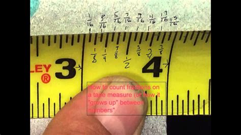 Measure the circumference of your hips. Fractions and How to Use a Tape Measure - YouTube