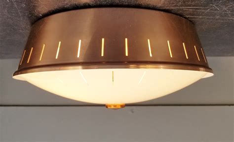 Vintage Mid Century Ceiling Light Fixture Made By Star Light Atomic