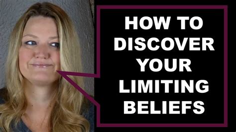 How To Discover Your Limiting Beliefs Youtube