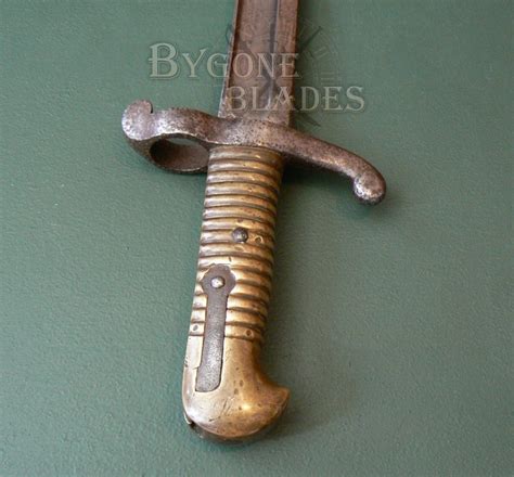 French M1842 Yataghan Sabre Bayonet Bygone Blades