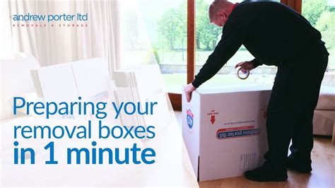 Preparing Your Removal Boxes In One Minute Youtube