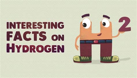 9 Interesting Facts On Hydrogen Science For Kids Mocomi