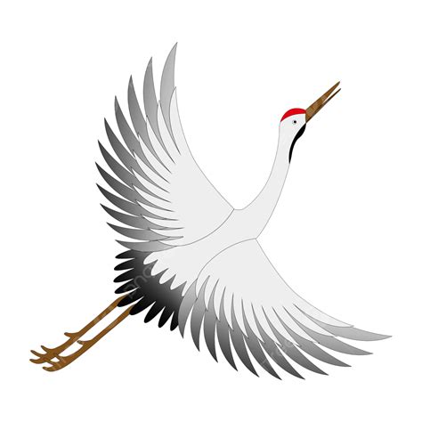 Flying Crane Png Picture Original Cartoon Birds And Animals Flying