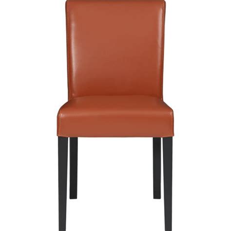 If you have any questions about your purchase or any other product for sale, our customer service. Lowe Persimmon Leather Dining Chair | Crate and Barrel ...