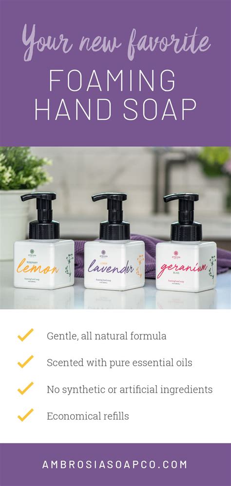Love These Foaming Hand Soaps Cute Bottles Natural And Organic