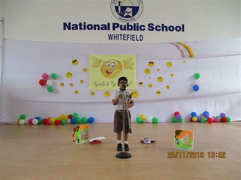 Inter Class Story Telling Competition National Public School