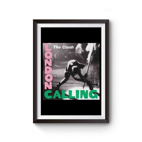 The Clash London Calling 1979 Album Cover Poster