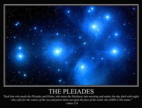 Amos 58 Seek Him Who Made The Pleiades And Orion Who Turns The