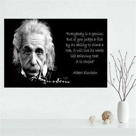 Scientist Albert Einstein Canvas Poster Custom Canvas Painting Poster
