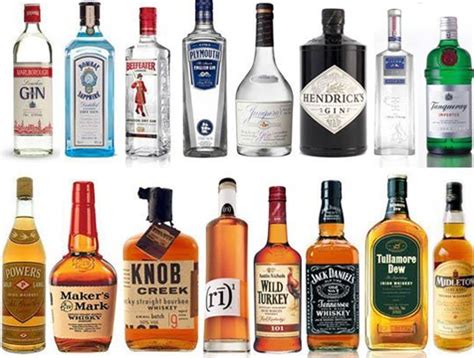 Every Major Alcohol And The Ingredients Needed To Make Them