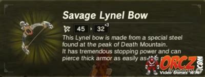 When you've got enough of the shock arrows from the lynel's plateau you then need to head back down to zora. Breath of the Wild: Savage Lynel Bow - Orcz.com, The Video Games Wiki