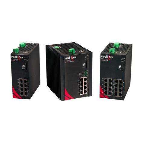 Cda Red Lion Adds Compact Industrial Gigabit And Poe Din Rail