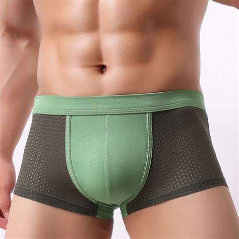 Buy Soutong Brand New Mesh U Pouch Boxer Men Underwear Sexy Underpants Cueca