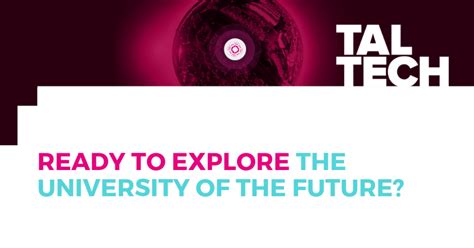 Taltech Has Developed A Virtual Campus Tour With A Unique Digital Guide