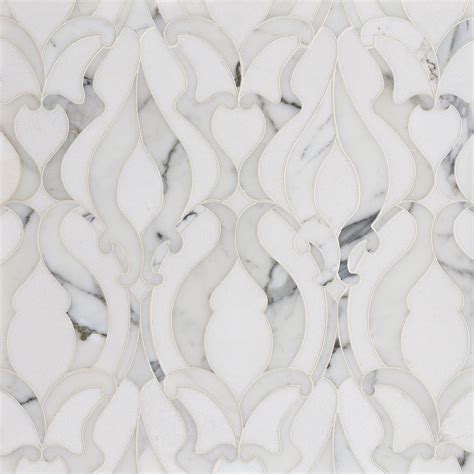 Artistic Tile Danse Blanc Chateau Collection Tile Patterns Pattern