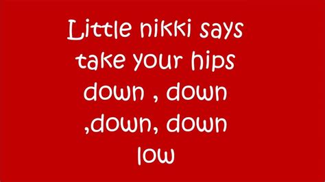 little nikki says {lyrics} youtube