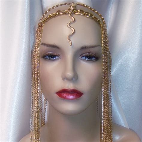 gold chain cleopatra headpiece cleopatra headpiece etsy canada