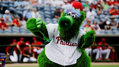 You will have no problem picking the phanatic out of a mascot lineup. Phanatic starting storytime series on Instagram with help from Phillies, Joe Girardi - 6abc ...