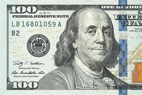 One Hundred Dollars Bill Detailed Background Stock Photos Creative