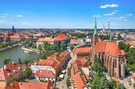 Polen, Wroclaw-Stadtbild stockfoto. Bild von wroclaw ...