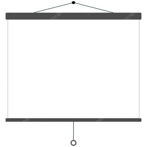 Board Frame Screen Presentation Vector Board Vector Hanging Screen