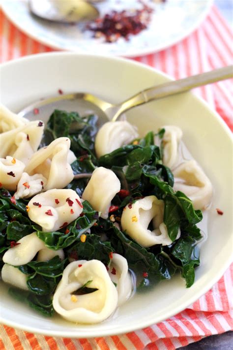 Tortellini And Swiss Chard In Parmesan Broth Joanne Eats Well With Others