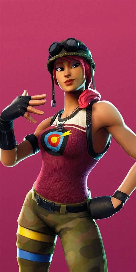 Download 1080x2160 Wallpaper Bullseye Girl Character Fortnite Season 6 2018 Honor 7x Honor