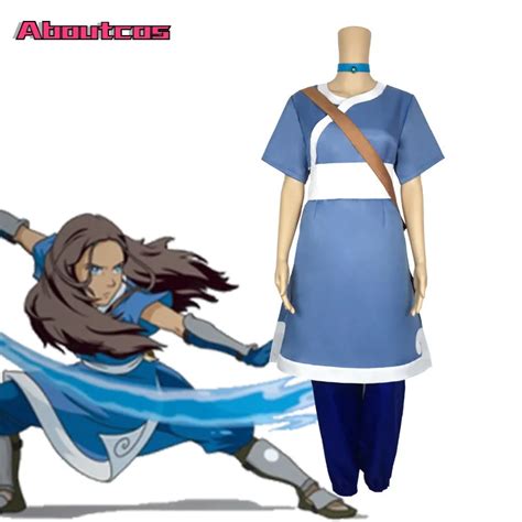 Aboutcos Anime Katara Cosplay Costumes Avatar The Last Airbender