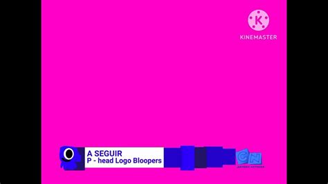 Cartoon Network 2012 2010 A Seguir P Head Logo Bloopers Pinkglow