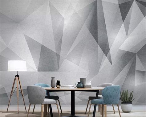 Beibehang Nordic Mural Wallpaper Modern Minimalistic Abstract Geometric Three Dimensional Line