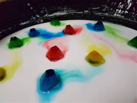 Rainbow Ice Cube Melting Color Mixing Activity With Gloop