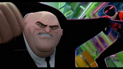 Spider Man Vs Kingpin Full Fight Spider Man Into The Spider Verse Youtube