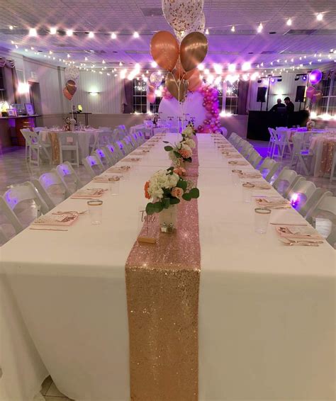 rose gold sweet 16 birthday party ideas photo 19 of 19 catch my party
