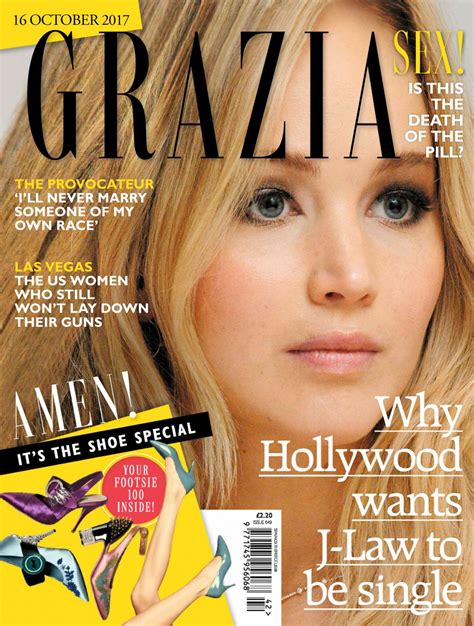 Jennifer Lawrence In Grazia Magazine Uk October 2017
